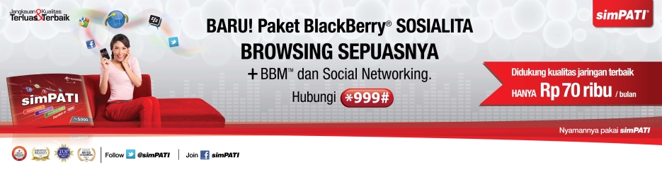 simPATI Blackberry Sosialita