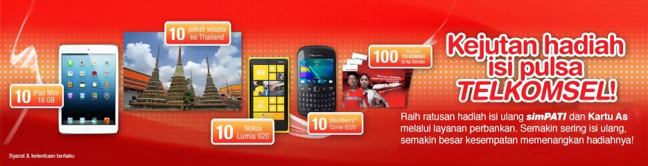 Kejuatan Isi Ulang Berhadiah