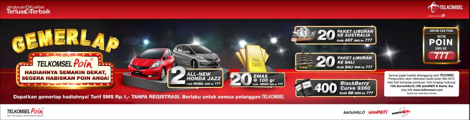Gemerlap Telkomsel Poin 2012