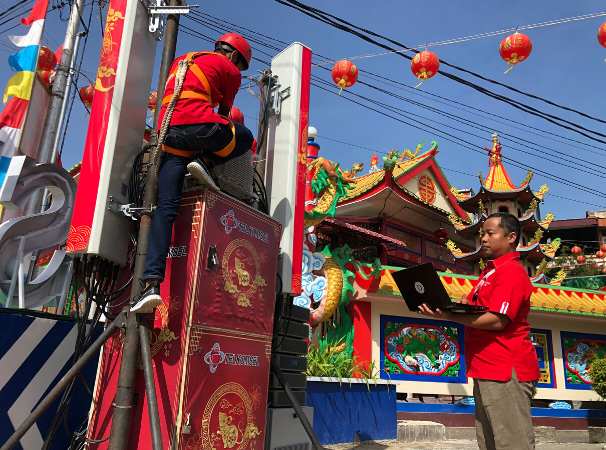 Support the Government to Accelerate Indonesia’s Tourism, Telkomsel’s 4.9G Network Guards the 2020 Cap Go Meh Festival in Singkawang