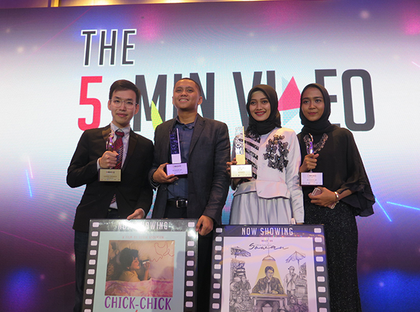 Indonesian Talent Swept Awards at    “The 5-Min Video Challenge” Regional Competition