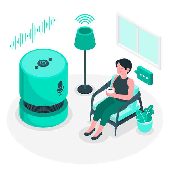 smart speaker menggunakan teknologi voicebot 