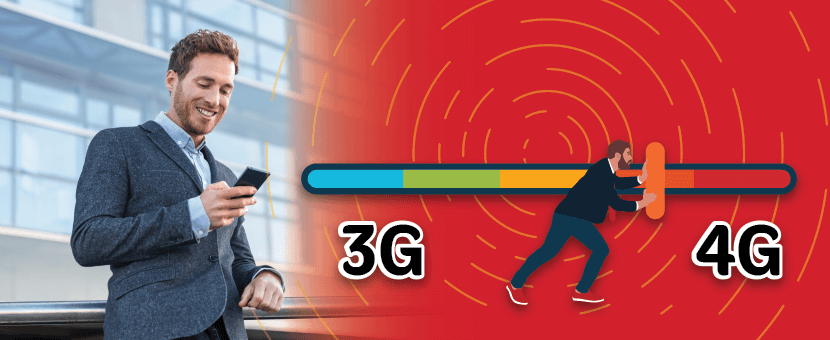 Seseorang sedang mengganti kartu dari 3G ke 4G dengan GraPARI Online