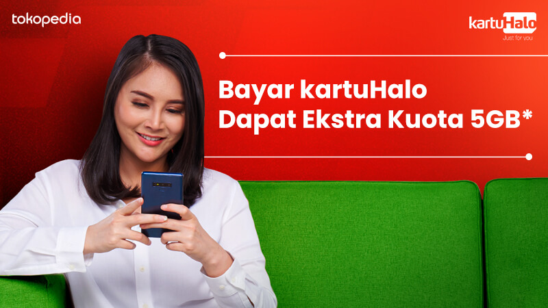 Pembayaran Tagihan kartuHalo via Tokopedia | Telkomsel