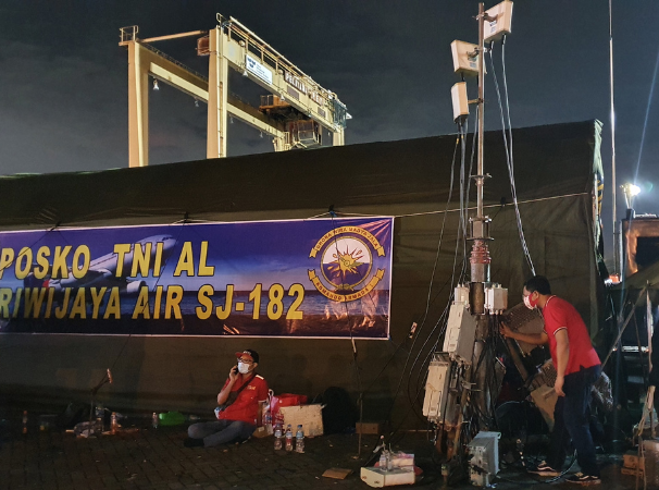 Telkomsel Dukung Kelancaran Operasional Komunikasi Tim Evakuasi dan Penyelamatan Korban Jatuhnya Pesawat Sriwijaya Air SJ-182