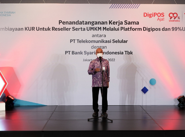 Kerja Sama Telkomsel dan Bank Syariah Indonesia Hadirkan KUR Syariah Untuk Pembiayaan Mitra Reseller dan Pelaku UMKM Melalui Platform 99% Usahaku dan DigiPOS Aja! 