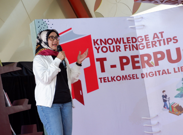 Akselerasikan Literasi Digital, Telkomsel Gelar Roadshow T-PERPUS di 10 Kota
