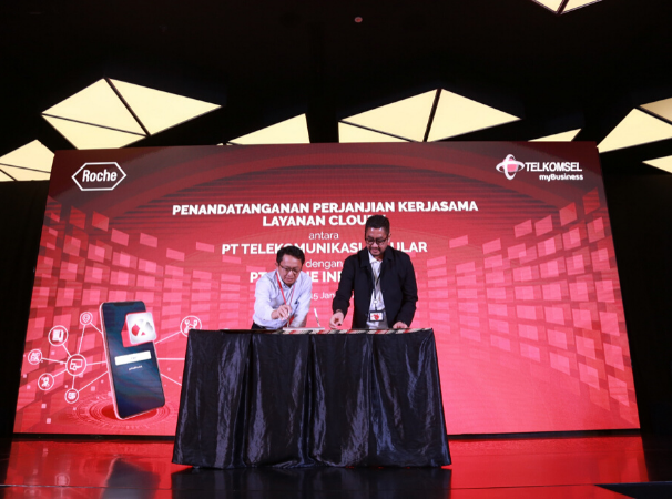 Telkomsel Dipercaya Roche Indonesia untuk Akselerasikan Efisiensi Perusahaan melalui Jaringan Komunikasi Terintegrasi Cloud 