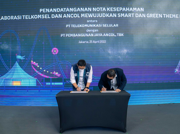 Kolaborasi Telkomsel dan Ancol Perkuat Wisata Indonesia menuju Smart & Green Theme Park