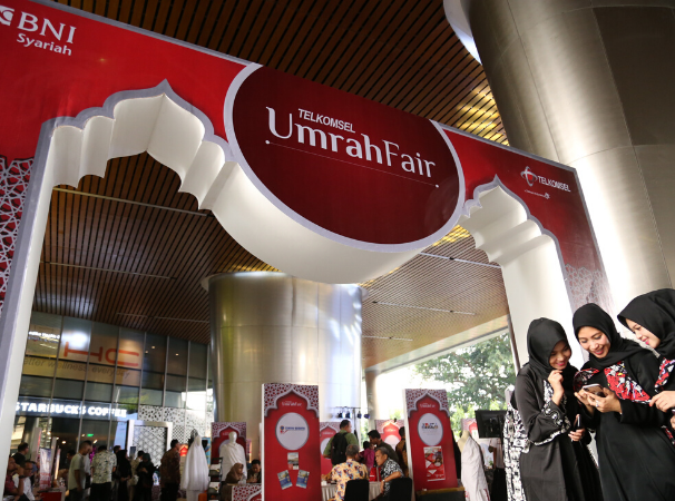 Hadir sebagai Teman Perjalanan Ibadah bagi Jamaah di Tanah Suci,  Telkomsel Gelar “Telkomsel Umrah Fair” di 13 Kota