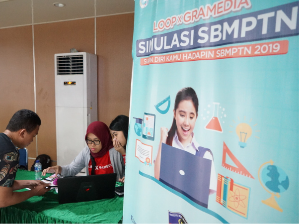 LOOP dan Gramedia Gelar Simulasi SBMPTN 2019  Serentak Se-Indonesia