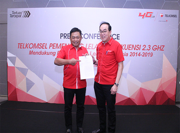 Telkomsel Raih Tambahan Spektrum di Frekuensi 2,3 GHz