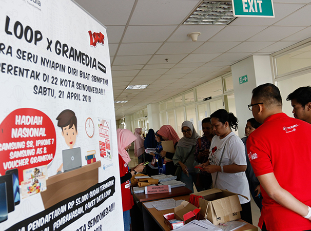 LOOP dan Gramedia Wujudkan Simulasi SBMPTN Serentak Se-Indonesia