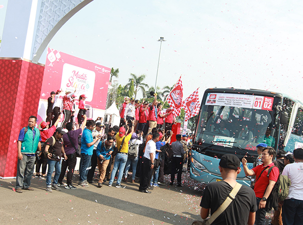 Telkomsel Berangkatkan 1.940 Peserta Mudik Bareng