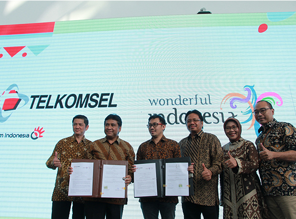 Telkomsel Dukung Program Kementerian Pariwisata RI ‘Visit Wonderful Indonesia 2018’ untuk Tingkatkan Wisatawan Mancanegara 
