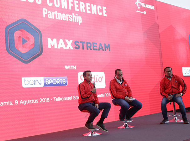 Aplikasi One Stop Video Portal Telkomsel MAXStream Hadirkan Pertandingan Asian Games 2018 dan Liga Sepakbola Dunia