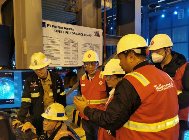 Telkomsel 5G Smart Mining Freeport