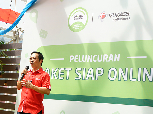 GO-JEK dan Telkomsel Luncurkan Paket Komunikasi Bagi Mitra di Seluruh Indonesia